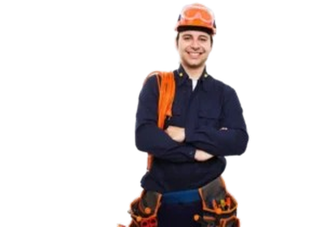 Técnico revisando conexiones eléctricas